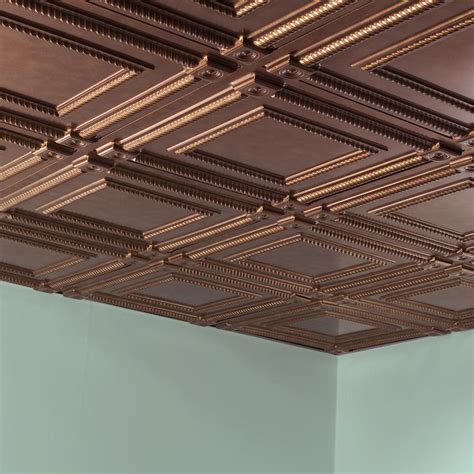 lowes decorative metal sheets|metal ceiling tiles 2x2.